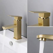 Μπαταρία Washbasin Gold από ανοξείδωτο ZY1007