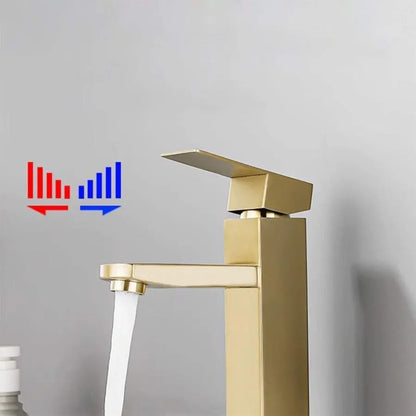 Μπαταρία Washbasin Gold από ανοξείδωτο ZY1007