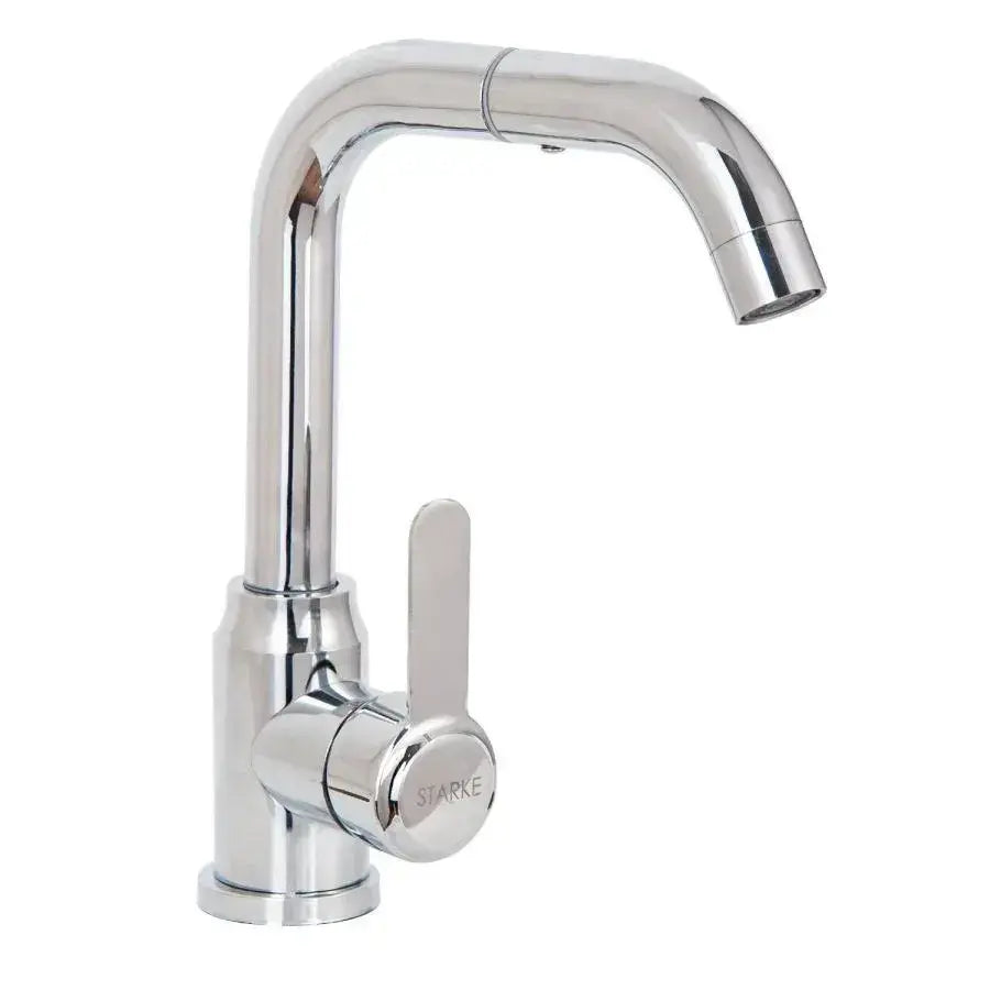 Μπαταρία Washbasin με περιστροφικό σωλήνα, Chrome, CP107