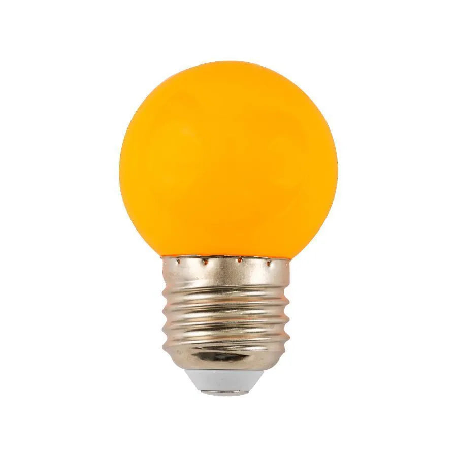 LED λαμπτήρας, E27, 2W, Orange