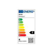 LED LIND LIGHT ST64 E27 8W 2500K
