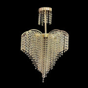 Πολυέλαιος Crystal Soner 4x E27 Gold