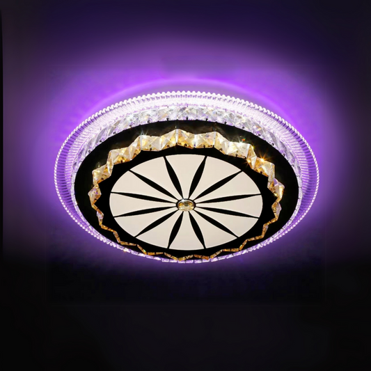 LED πολυέλαιος με τηλεχειριστήριο Miralux, 96W, Cold/Hot/RGB φως, ασταθές, μαύρο
