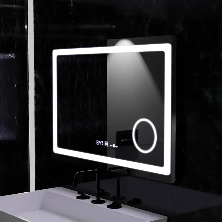 Mirror LED ορθογώνιο 90x60cm Souverain Motionglow Marcello Αποστολής Σύστημα απόρριψης ρολογιού