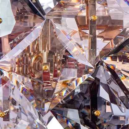 Πολυέλαιος Aryian Crystal 4x E27 Gold