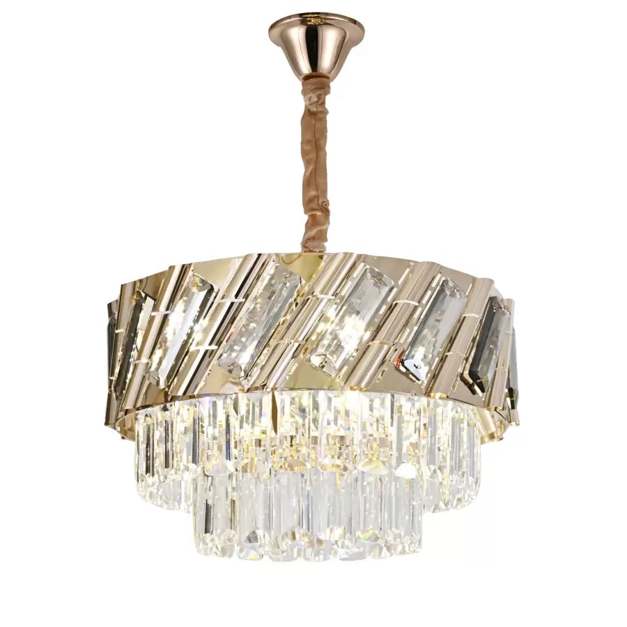 Πολυέλαιος Crystal Boden 5x E27 Golden