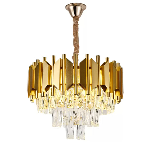 Πολυέλαιος Crystal Brantley 5x E27 Gold
