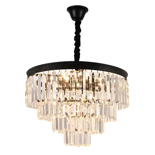 Crystal Candelabra Frank 10x E27 Black Crystal Candelabra Προεπιλεγμένος τίτλος Alessandro Design