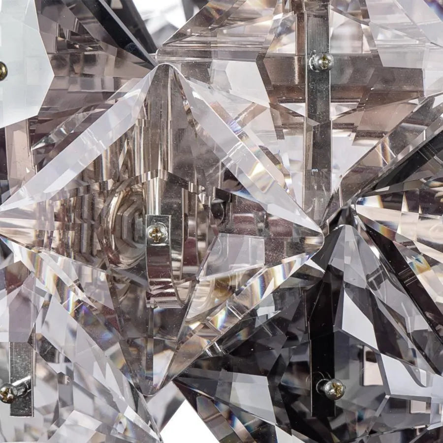 Πολυέλαιος Crystal Hara 9x E27 Silver