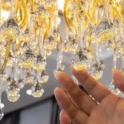 Πολυέλαιος Crystal Kaiser 13x G9 διάμετρος 120cm χρυσό