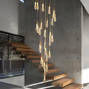 Πολυέλαιος Crystal LED 60W Iustinian διάμετρο 60cm χρυσό