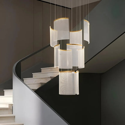 Crystal πολυέλαιος LED 60W Augino Gold 80cm Gold