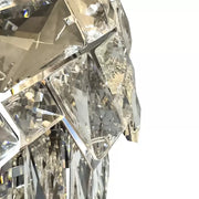Crystal πολυέλαιος Windsor Noble 5xe27, διάμετρος 40cm, γυαλιστερό χρώμιο, ρυθμιζόμενο ύψος