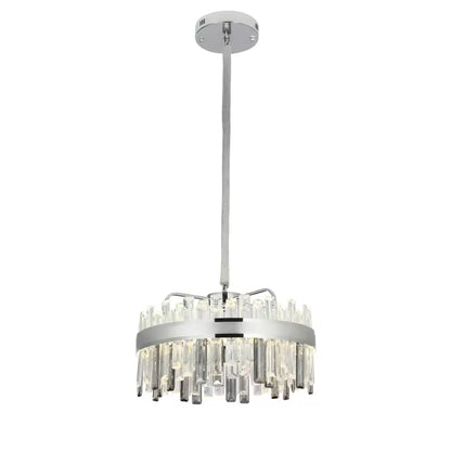 Crystal LED πολυέλαιος με Maxton 140W Silver Dimable Remote