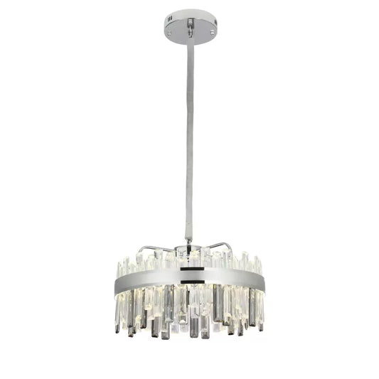 Crystal LED πολυέλαιος με Maxton 140W Silver Dimable Remote