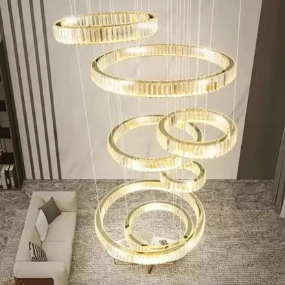 LED Crystal chandelier με το Silver Remote του Messiah 128W