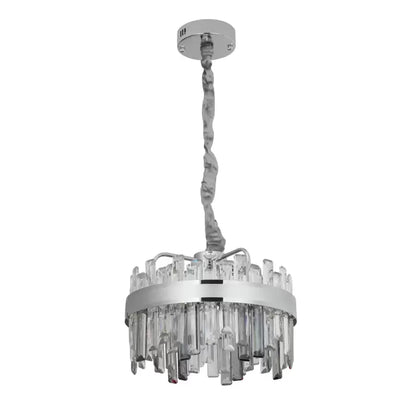 Crystal LED πολυέλαιος με Miguel 92W Dimable Silver Remote