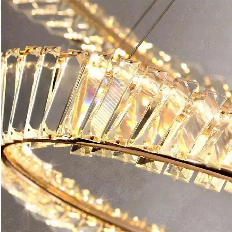 LED LED Crystal LED με τηλεχειριστήριο Kylan 36W 40cm Gold