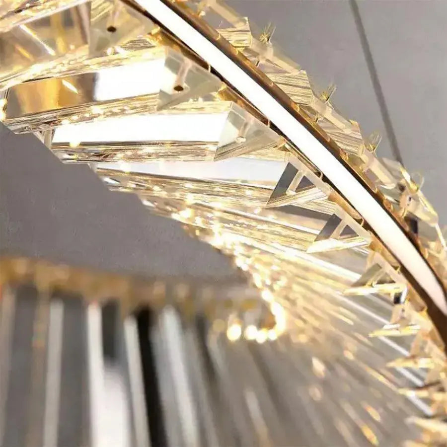LED LED Crystal LED με τηλεχειριστήριο Kylan 36W 40cm Gold