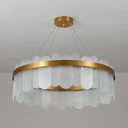 LED πολυέλαιος με τηλεχειριστήριο Alvaro 128W Dimable Gold