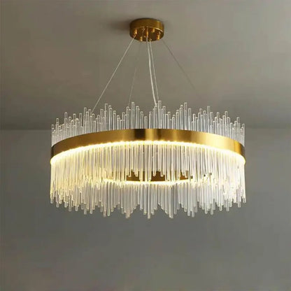 LED πολυέλαιος με Gonzalo 98W Golden Gonzalo Remote