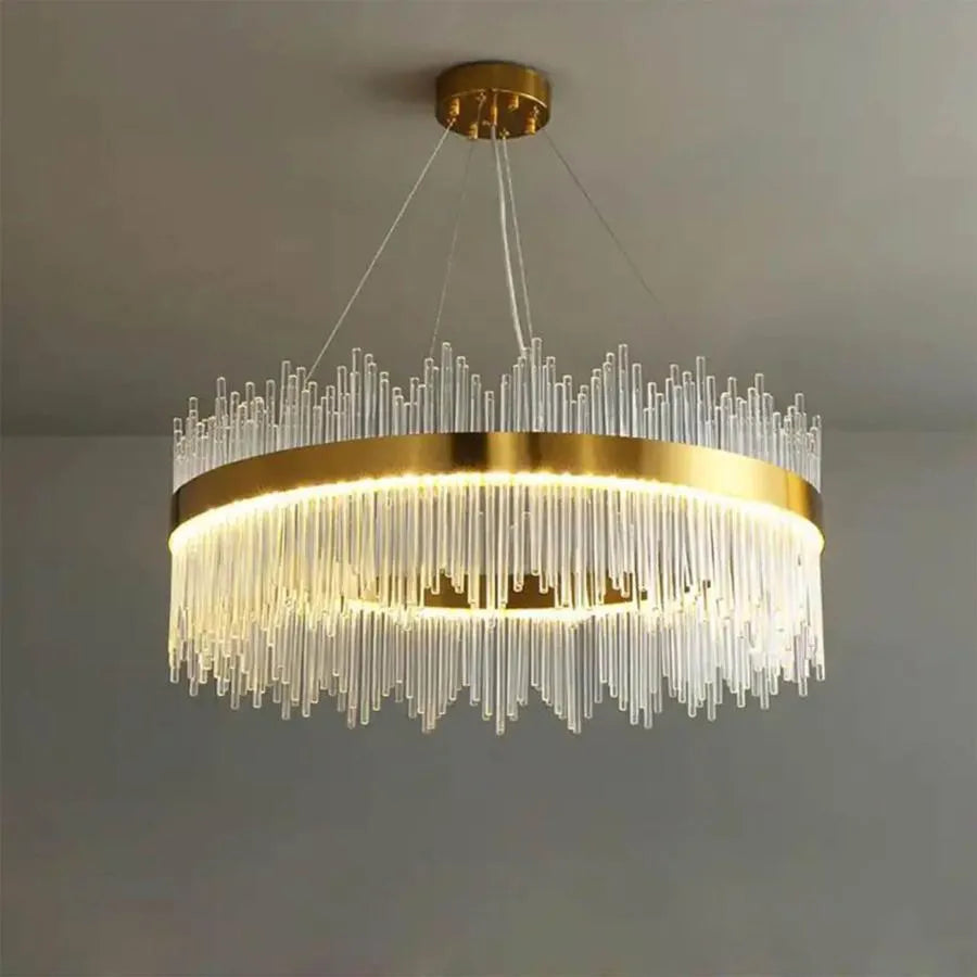 LED πολυέλαιος με Gonzalo 98W Golden Gonzalo Remote