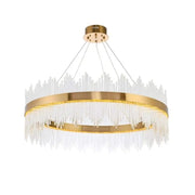 LED πολυέλαιος με Gonzalo 98W Golden Gonzalo Remote