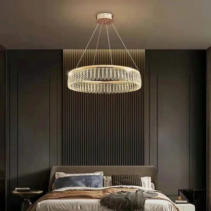 LED πολυέλαιος με τηλεχειριστήριο Vzareef 80W, Golden