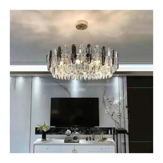 Candelabru Oliver, 8*E14, Chrome, Metal και Crystal