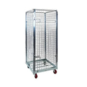 Tran Μεταφορά trans transculiui με 4 τοίχους 80cmx70cmx170cm, 500kg χωρητικότητα, ασήμι