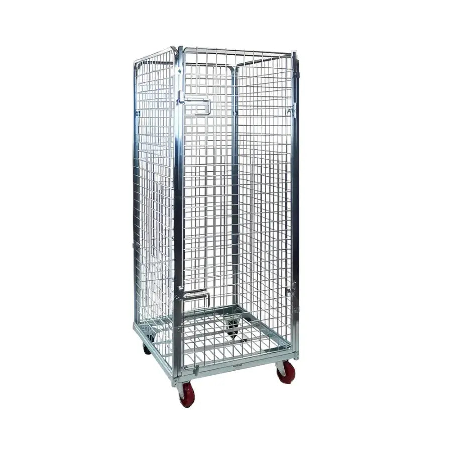 Tran Μεταφορά trans transculiui με 4 τοίχους 80cmx70cmx170cm, 500kg χωρητικότητα, ασήμι