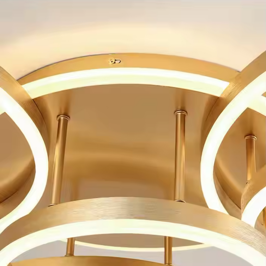 LED Lulus με Entercomand Liliana 94W Dimable White Gold
