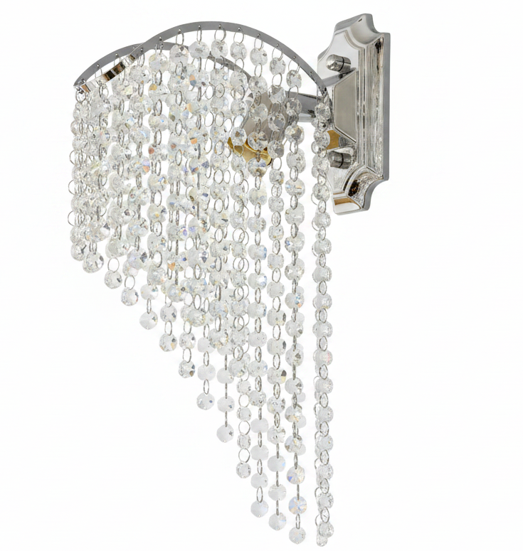 Εφαρμόστε το Crystal Serenity 1x E27 Silver