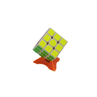 Cub Rubik 3x3 πολύχρωμο με υποστήριξη, CP-379001