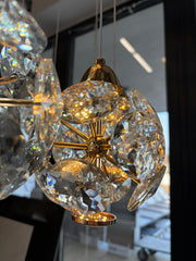 Crystal LED KILKENNY Culmino Πολυέλαιος, 144W, Neutral Light, Διάμετρος 60cm, Χρυσός