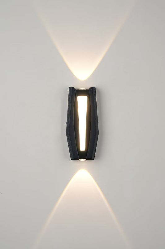 Fantasis Εφαρμογή εξωτερικού και εσωτερικού LED, 2 πηγές x 1W, IP65, μεταλλικό, μαύρο, 3000K