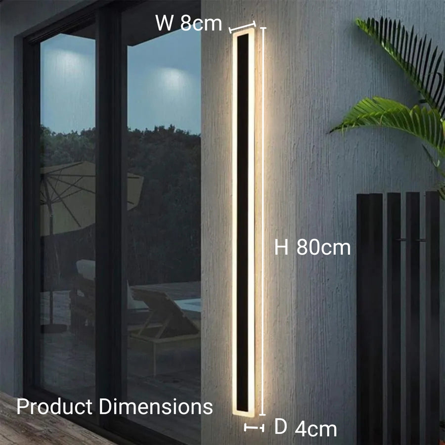 Εφαρμόστε εξωτερική λυχνία LED Suha, 31W IP65, Metal, Black