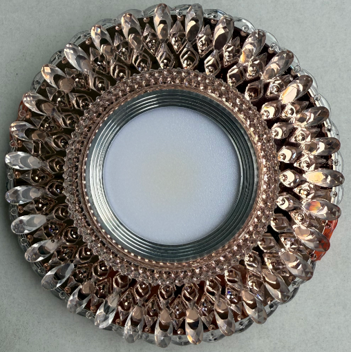 ORBITA LED Spot, 5W, Στρογγυλό, Κρύο / Ζεστό φως, Αντίκα Μπρούντζο, Ρητίνη και Γυαλί LED Spot Προεπιλεγμένος τίτλος Alessandro Design