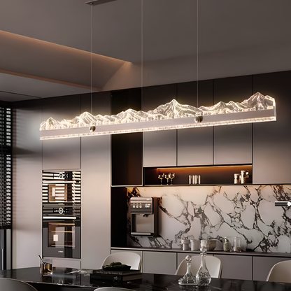 Κρεμαστός πολυέλαιος LED με τηλεχειριστήριο MARISTELLA 90W, Κρύο/Ζεστό/Ουδέτερο φως 3000K/4000K/6000K, Ρυθμιζόμενο, Ρυθμιζόμενο ύψος, Χρυσό, Μέταλλο και Κρύσταλλο