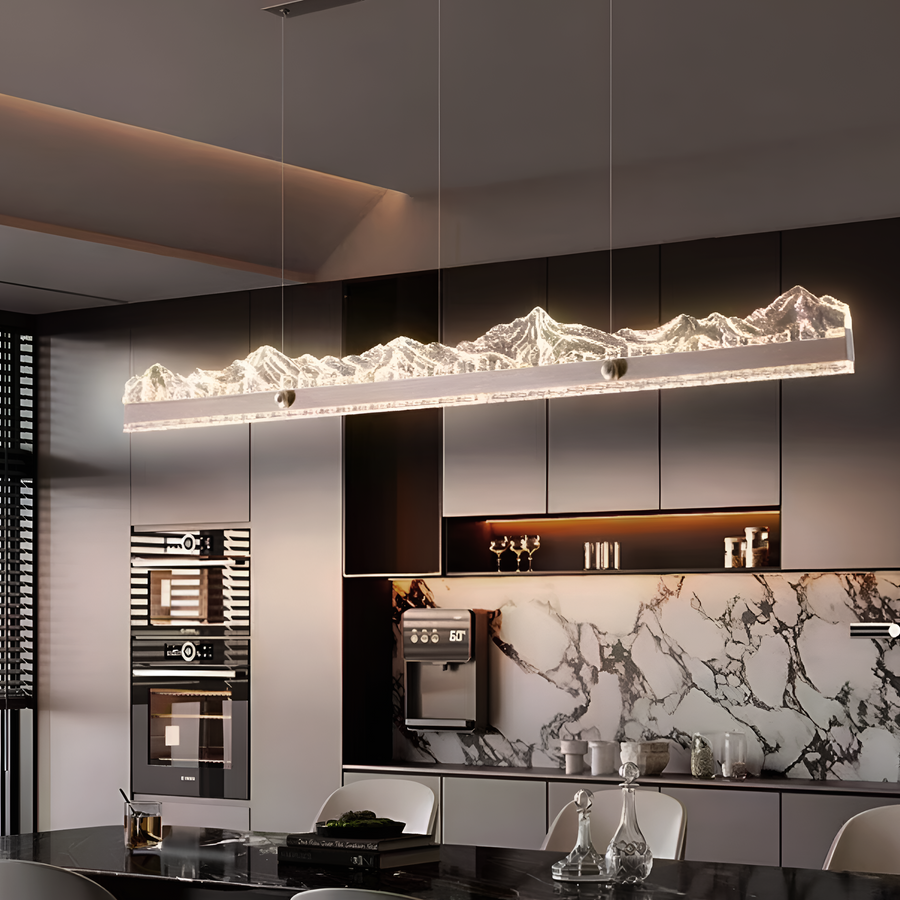 Κρεμαστός πολυέλαιος LED με τηλεχειριστήριο MARISTELLA 90W, Κρύο/Ζεστό/Ουδέτερο φως 3000K/4000K/6000K, Ρυθμιζόμενο, Ρυθμιζόμενο ύψος, Χρυσό, Μέταλλο και Κρύσταλλο