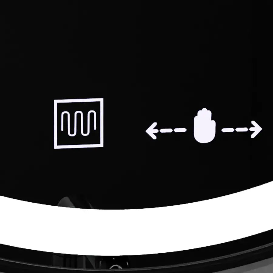 Στρογγυλό LED Mirror Sensor Motionglow Micah Marcello 60 cm Αποστολής Σύστημα απόρριψης ρολογιού
