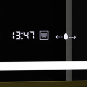 Mirror LED ορθογώνιο 100x80cm Verite Royale Gold Motion Glow Marcello Dimable Clock Discosting System