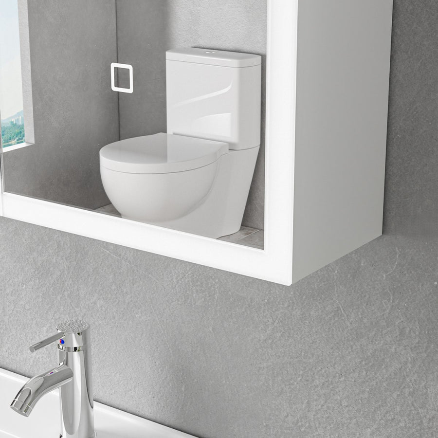 Laura Cabinet με LED Mirror DBP122 60x70 White