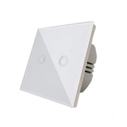 Αγγίξτε το διακόπτη Double -Secure White Glass