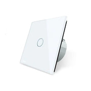 Switch Touch, Simple, White, Secure Glass, Livolo