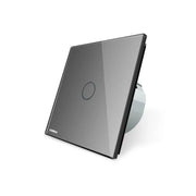Switch Touch, Simple, Grey, Secure Glass, Livolo