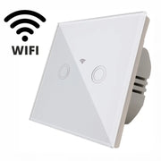 Αγγίξτε το Double Wi-Fi Secure White Glass