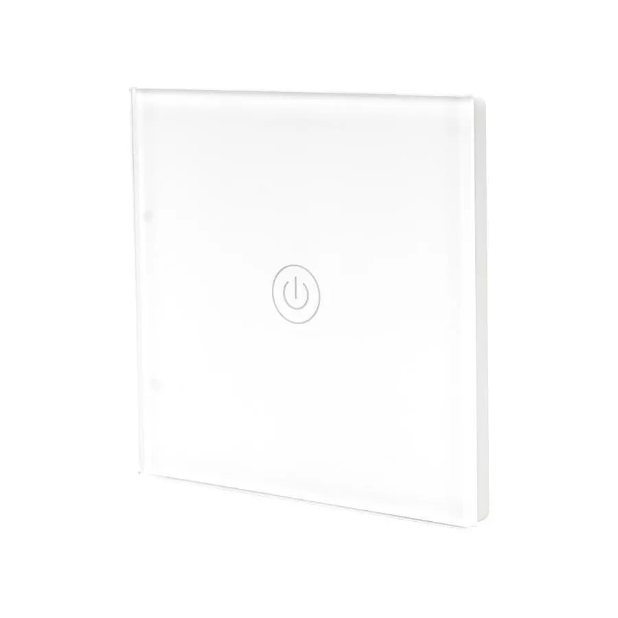 Touch Switch Cap-Scara εξασφαλισμένο λευκό γυαλί