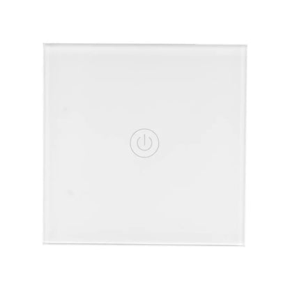 Touch Switch Cap-Scara εξασφαλισμένο λευκό γυαλί