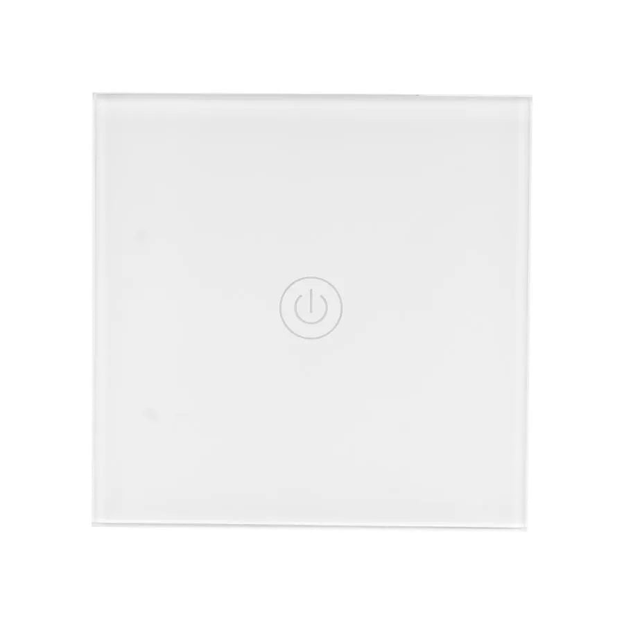 Touch Switch Cap-Scara εξασφαλισμένο λευκό γυαλί